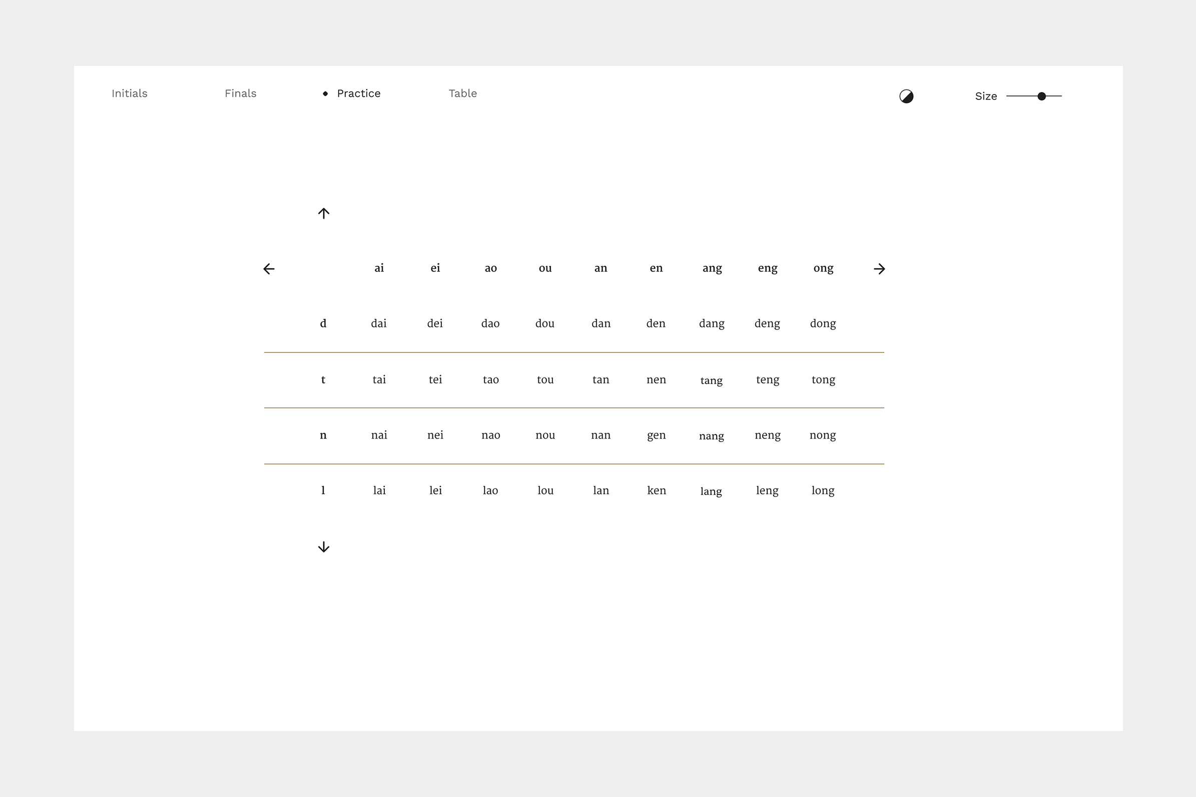 pinyin practice